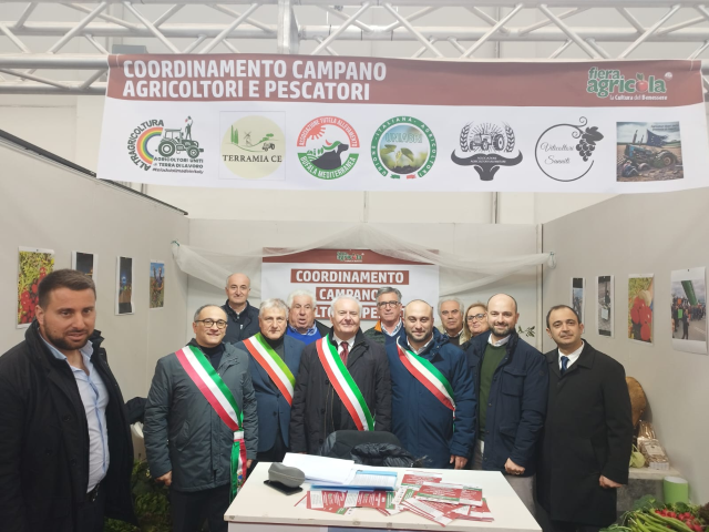 Grottaminarda presente a Caserta per il  Coordinamento Agricoltori
