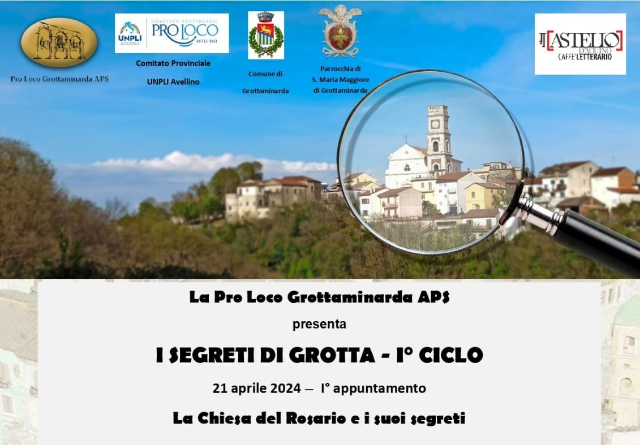 “I Segreti di Grotta”: domani conferenza e visita Chiesa del Rosario.